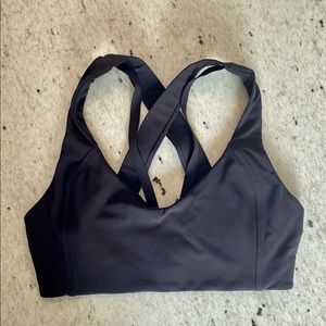 Lululemon Black Criss Cross Sports Bra Size 8